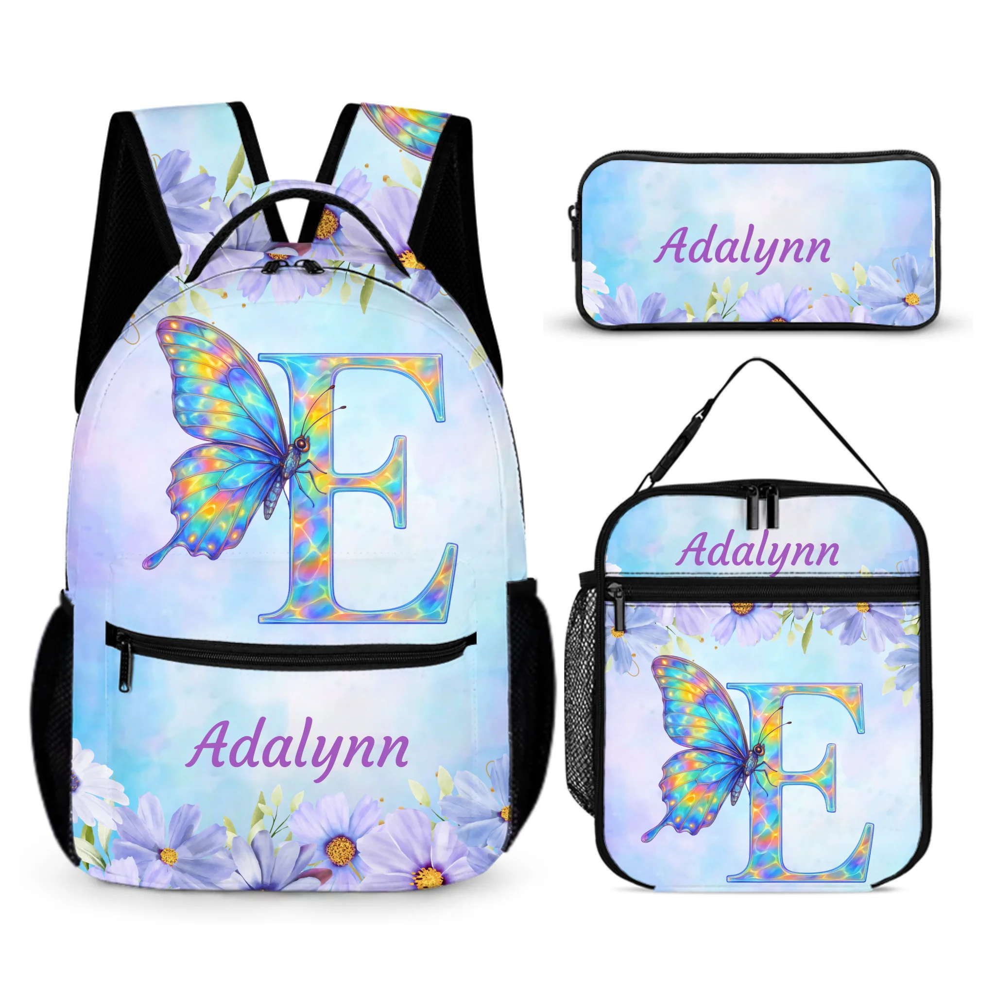 Colorful Butterfly Girl'S School Bag - The Perfect Gift For Your Daughter Or Granddaughter During The School Season!