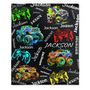Game Controller Truck Blanket, Gamer Gift for Kids Boys Teen Adults