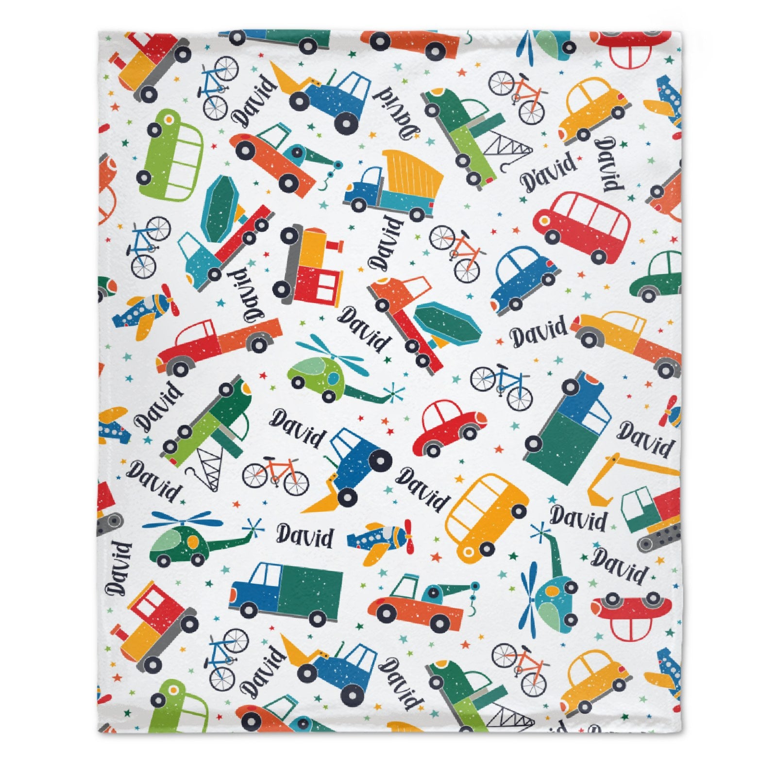 Cartoon Truck Blanket - Blanket for Kids