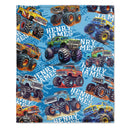 Personalized Truck Car Pattern Name Custom Blanket