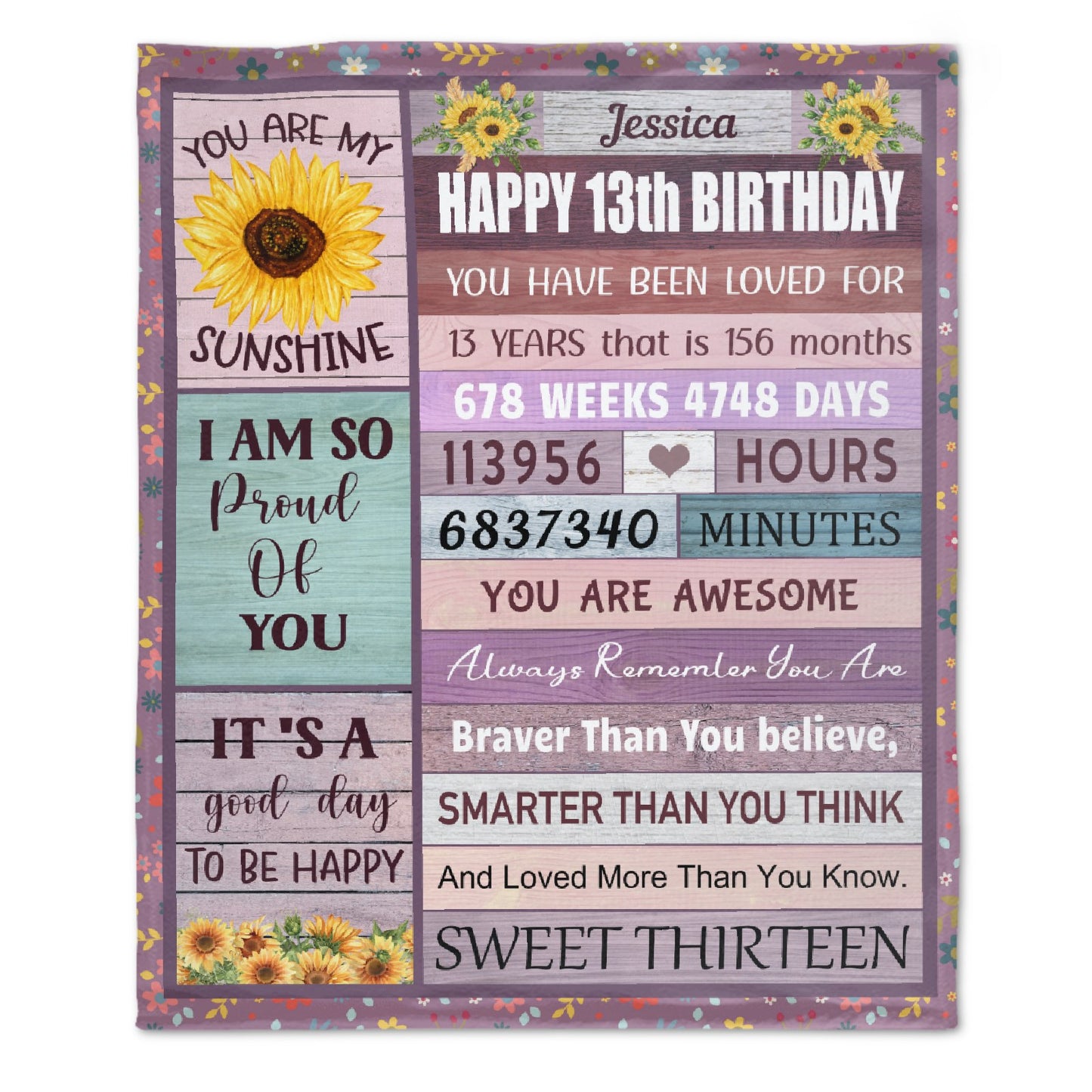 Birthday Gift Blanket for Girls - The Most Meaningful and Practical Birthday Gift