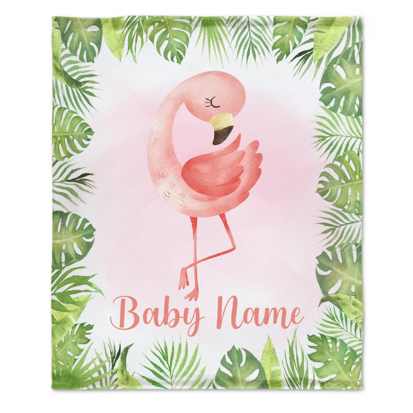 Free Shipping✈️Custom Baby Animals Blanket Gift for Baby Girls Boys - Famingo