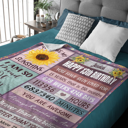 Birthday Gift Blanket for Girls - The Most Meaningful and Practical Birthday Gift