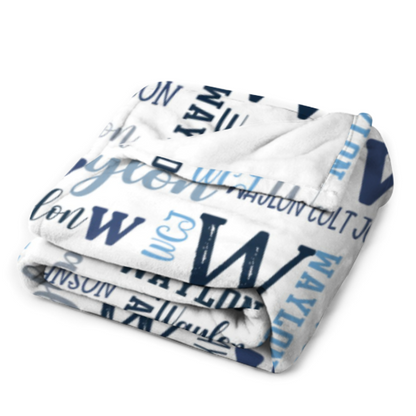 Free Shipping✈️Personalized Name Blankets - Blankets for for Birthday Christmas