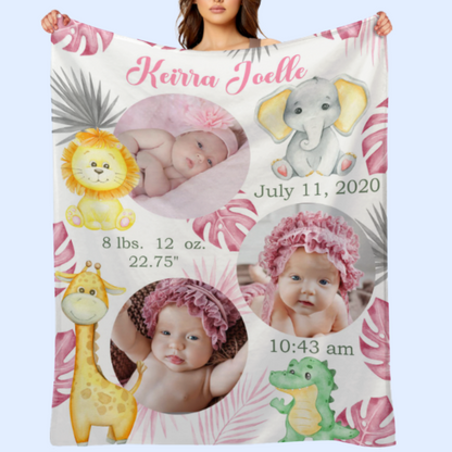 Free Shipping✈️Special Day Photo Baby Blanket - Gifts for Little Angels