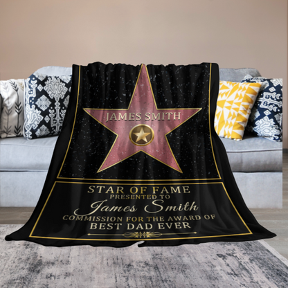 Livraison gratuite✈️Star Of Fame - Couverture personnalisée personnalisée 