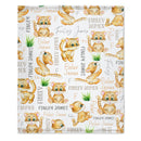 Personalized Name Animal Tiger Baby Blanket