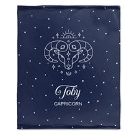 Personalized Horoscope Zodiac Blanket