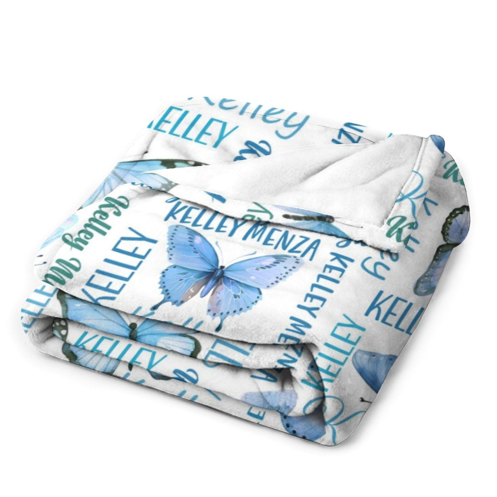 Personalized Butterfly - Soft Cozy Blanket