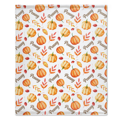 Livraison gratuite✈️Fall Pumpkin Swaddle Personnaliser la couverture pour bébé