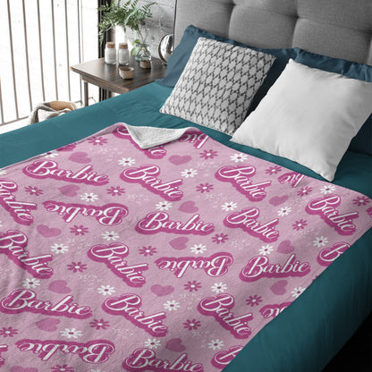 Free Shipping✈️Personalized Name Custom Pink Blanket - Gifts for Girls