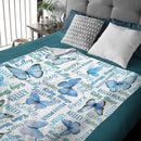 Personalized Butterfly - Soft Cozy Blanket
