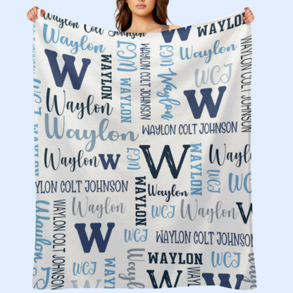 Free Shipping✈️Personalized Name Blankets - Blankets for for Birthday Christmas