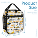 Personalized Construction Trucks Backpack For Kids