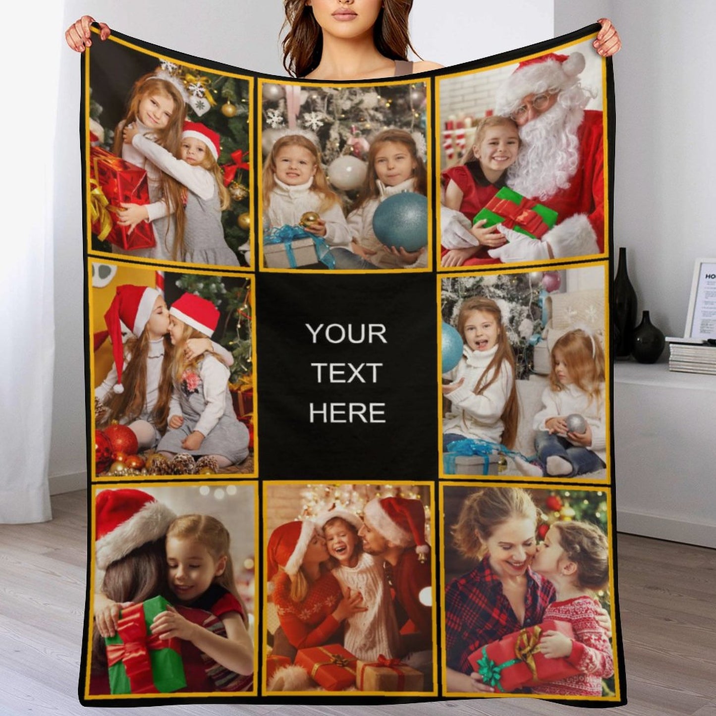 Free Shipping✈️Personalized Photo Custom Blanket - For Family Kids Parents