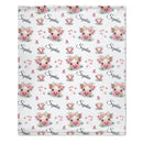 Cute Piggy Name Custom Blanket - Gifts for Kids