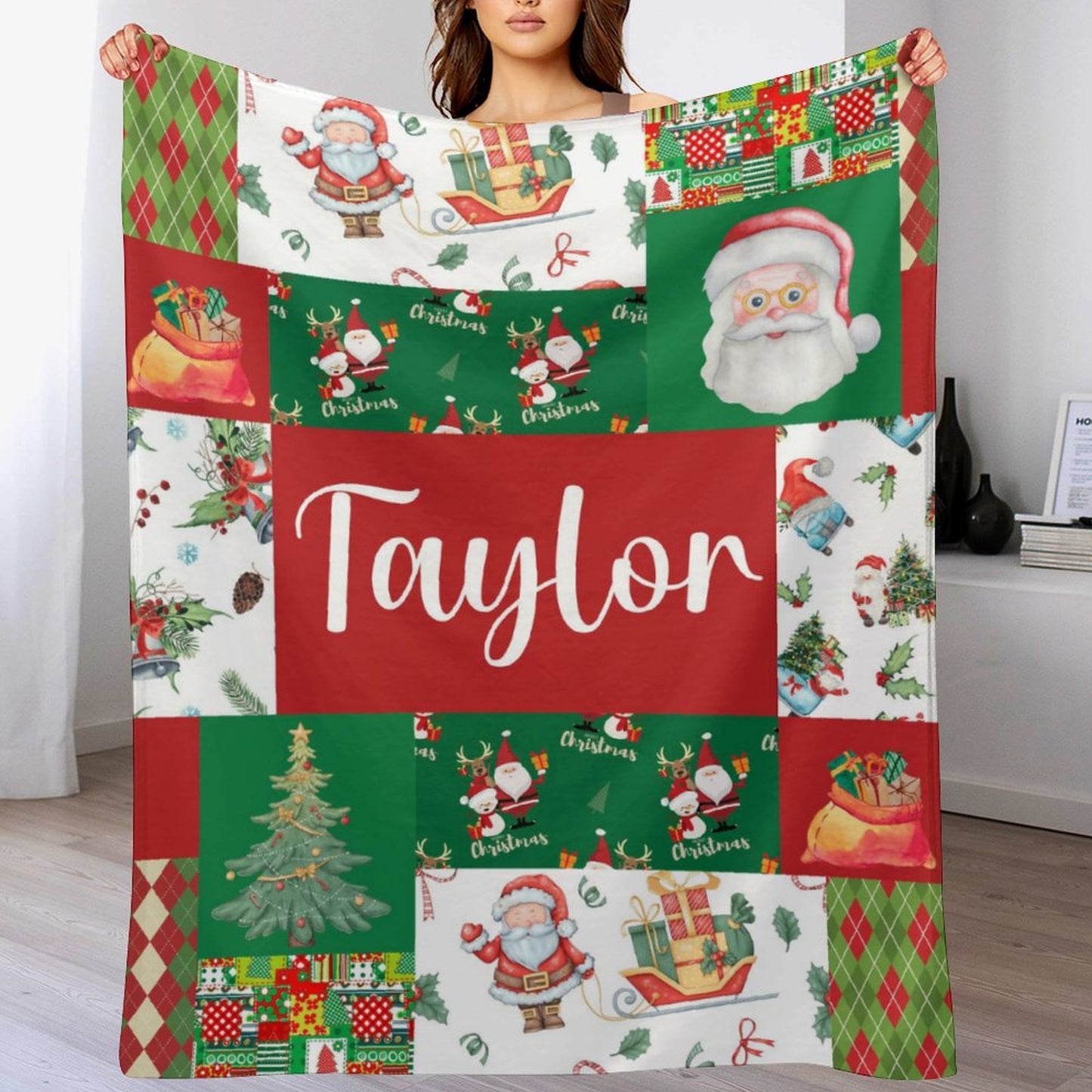 Free Shipping✈️Christmas Personalized Christmas Baby Blanket