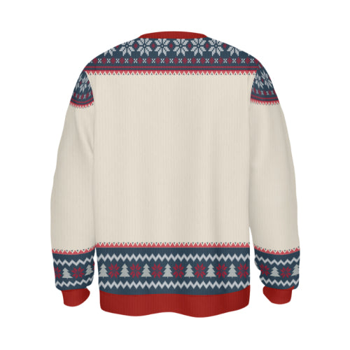 This Human Belongs To - Personalized Ugly Sweater