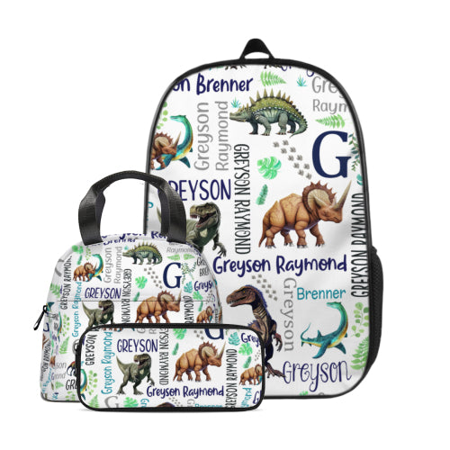 Free Shipping✈️Personalized Dinosaur Backpack - Custom Dinosaur Name Backpack