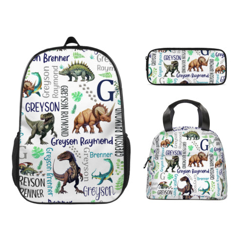 Free Shipping✈️Personalized Dinosaur Backpack - Custom Dinosaur Name Backpack