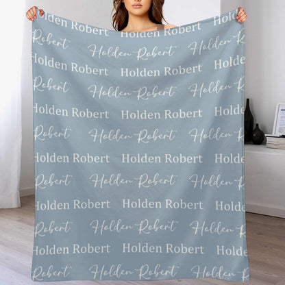 Free Shipping✈️Personalized Baby Name Blanket - Custom Baby Gift