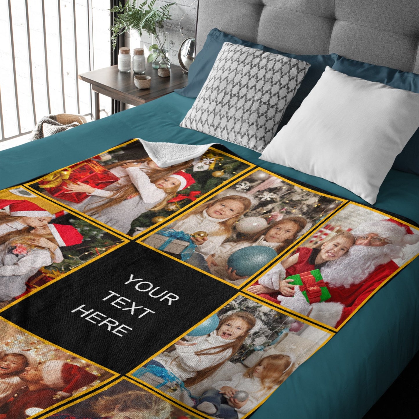 Free Shipping✈️Personalized Photo Custom Blanket - For Family Kids Parents