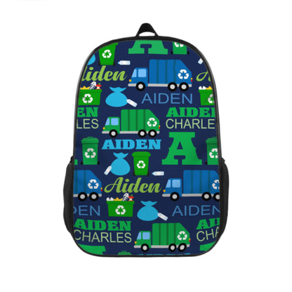 Free Shipping✈️Personalized Custom Name Recycled Truck Backpack - Gifts for Kids