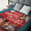 Personalized Photo Blanket - Christmas Gift