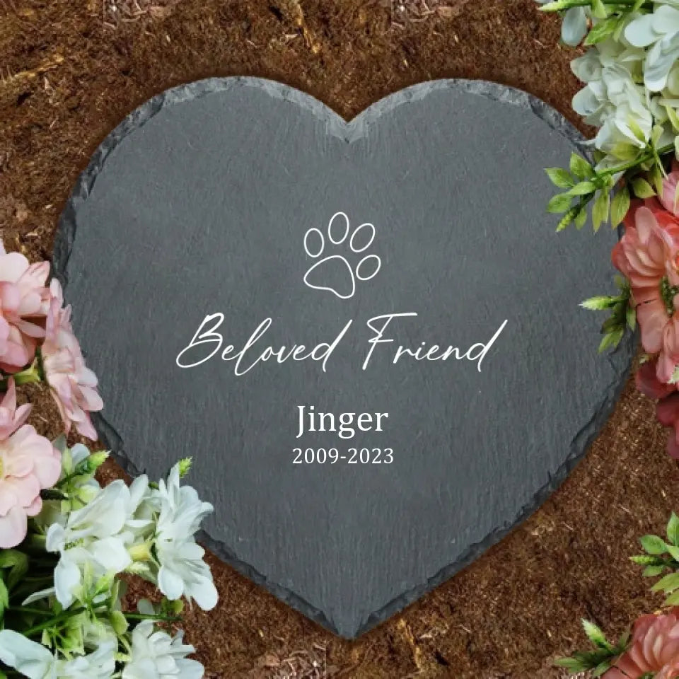 Personalized Memorial Pet Stone - In Loving Memory