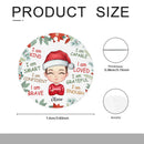 Personalized Gift For GrandChild I Am Kind Acrylic Circle Ornament