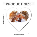 Couple Gift Together Since Heart Shape Acrylic Ornament