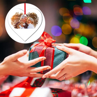 Couple Gift Together Since Heart Shape Acrylic Ornament
