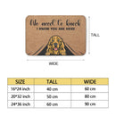 Personalized Pets & Name Doormat For Pet Lovers