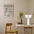 Personalized Jesus is The Key To Heaven Canvas Wall Art