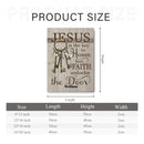 Personalized Jesus is The Key To Heaven Canvas Wall Art