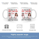 Funny Custom Face Coffee Mug - Love Each Other Forever, Valentine's Gifts