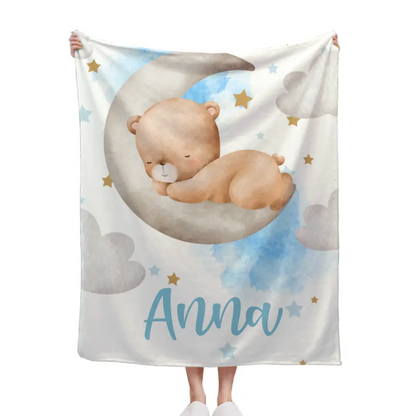 Couverture personnalisée pour bébé avec nom, meilleur cadeau pour couverture pour bébé