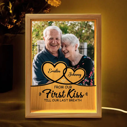 Couple Gift Our First Kiss Picture Frame Box