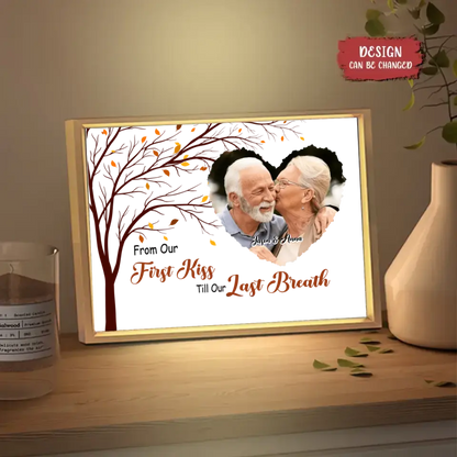 Couple Gift Frame Box - Our First Kiss Picture