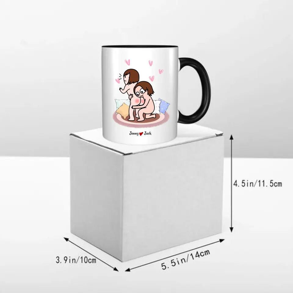 I Love You Personalized Colorful Mug - Couple Gift, Valentine's Day Gift