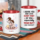 I Love You Personalized Colorful Mug - Couple Gift, Valentine's Day Gift