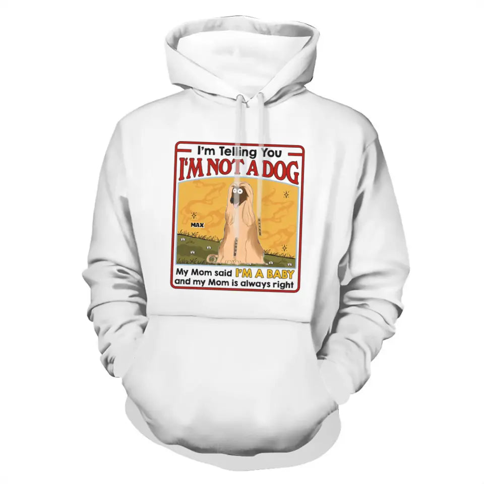 I Am A Baby - Personalized Custom Unisex Hoodie