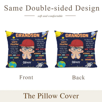 Gift For Grandson - Personalized Pillow To My Grandson