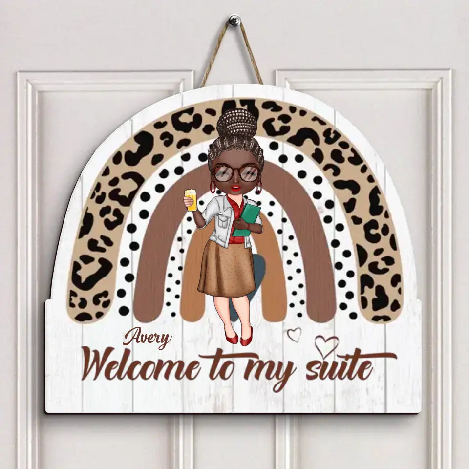 Personalized Door Sign - Gift For Office Staff - Welcome To My Office