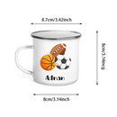 Personalized Sport Mug Kids Mug - Soccer Baseball Basketball