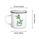 Personalized Truck Train Airplane Vehicles / Dinosaur Mug for Kids - Hot Chocolate / Milk Mug