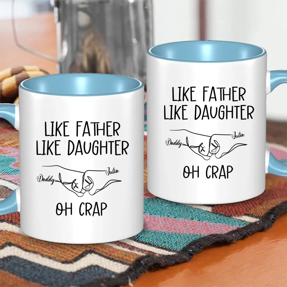 Personalized Custom Mug, Like Mother Like Son, Gift For Family