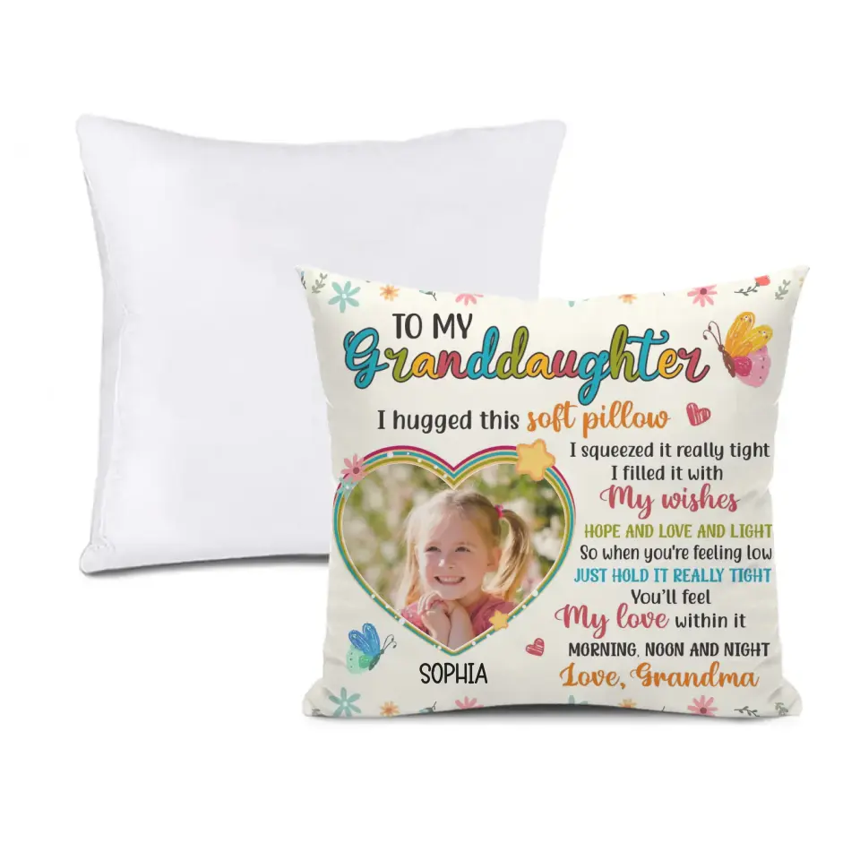 Custom Photo You'll Feel My Love - Family Personalized Custom Pillow - Gift For Family Members