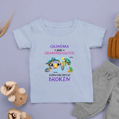 Cadeau pour petite-fille, un lien qui ne peut pas être brisé, t-shirt pour enfant