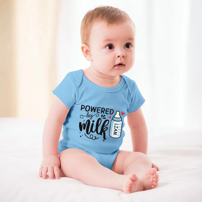 Powered By Milk - Combinaison pour bébé personnalisée en famille